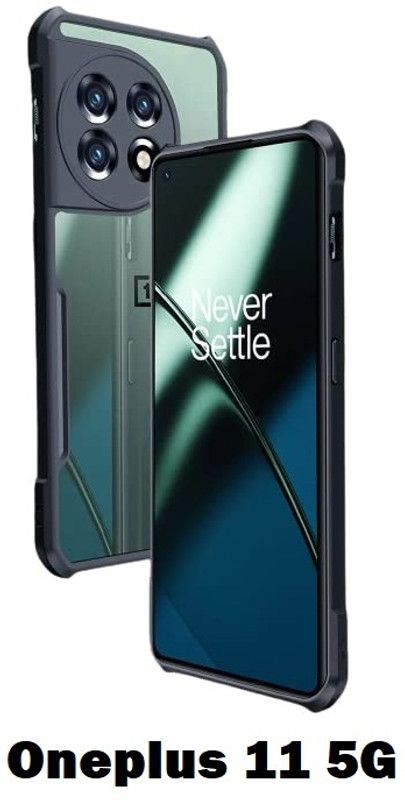 LIKEDESIGN Back Cover for OnePlus 11R 5G, OnePlus 11 5G  (Black, Shock Proof, Pack of: 1)