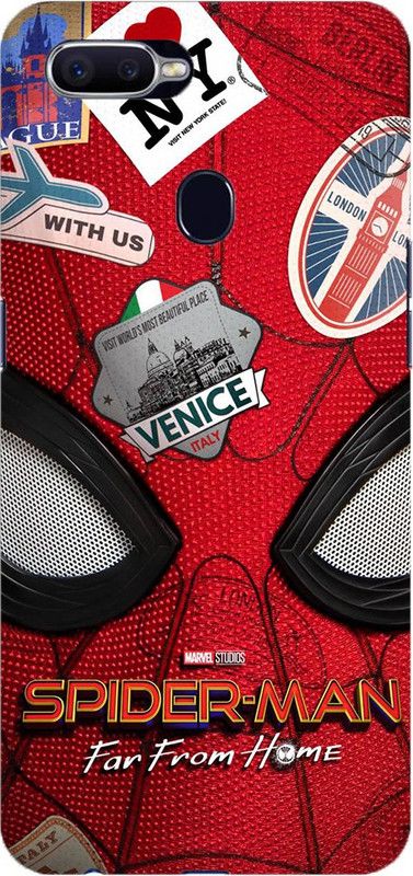 NDCOM Back Cover for OPPO F9 Pro Avengers End Game Spider Man Printed  (Multicolor, Hard Case, Pack of: 1)