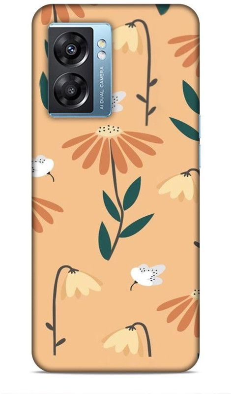 Samsidhi Back Cover for Oppo K10 5G  (Orange, Green, Waterproof)