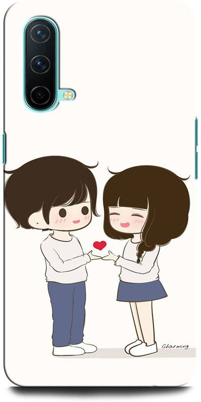 ORBIQE Back Cover for OnePlus Nord CE 5G GIRL, BOY, LOVE, ANIME, COUPLE, HEART  (Multicolor, Hard Case, Pack of: 1)