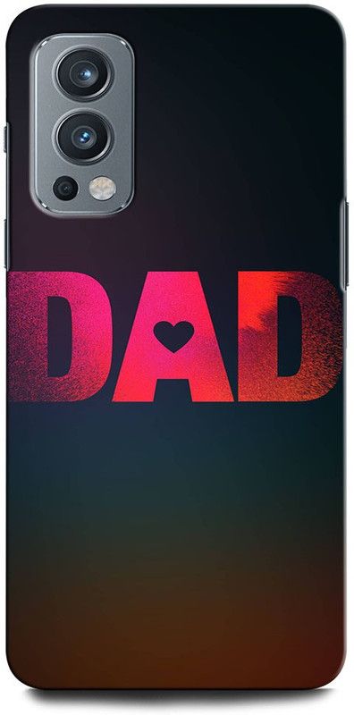 ORBIQE Back Cover for OnePlus Nord 2 5G DAD LOVE, MY DAD IS MY HERO, FAMILY LOVE  (Multicolor, Hard Case, Pack of: 1)