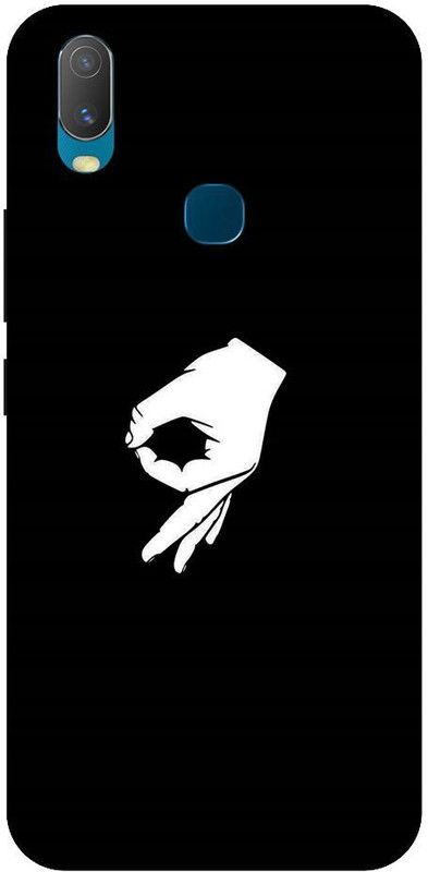 URCHIN Back Cover for Vivo U10 funny, hand, black, wallpapers  (Multicolor, Shock Proof)