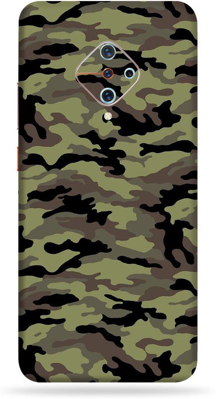 AsSkin Vivo S1 Pro, vivo s1 pro Mobile Skin  (Ultra Super Military Green Camouflage Matte Finish Skin With High Gloss Finish).)