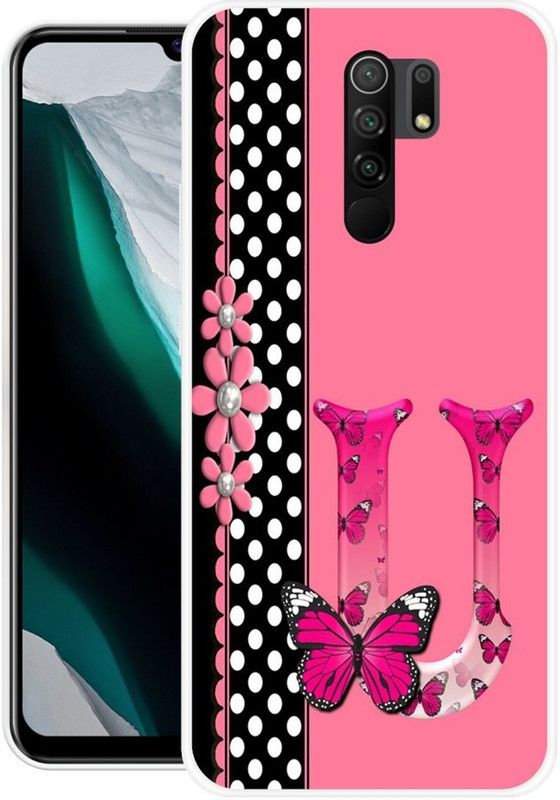 PALWALE BALAJI Back Cover for Poco M2, Mi Redmi 9 Prime  (Black, Pink, Grip Case, Silicon, Pack of: 1)