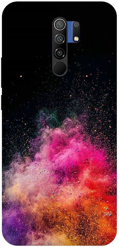 Zaplab Back Cover for Redmi 9 Prime/M2004J191 Holi Colour Colour Printed Back Cover  (Multicolor, Waterproof, Pack of: 1)