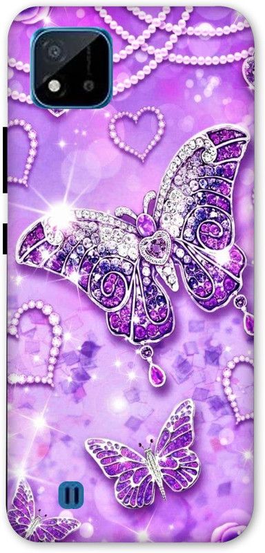 PRATEEKSH Back Cover for Realme C20  (Purple)