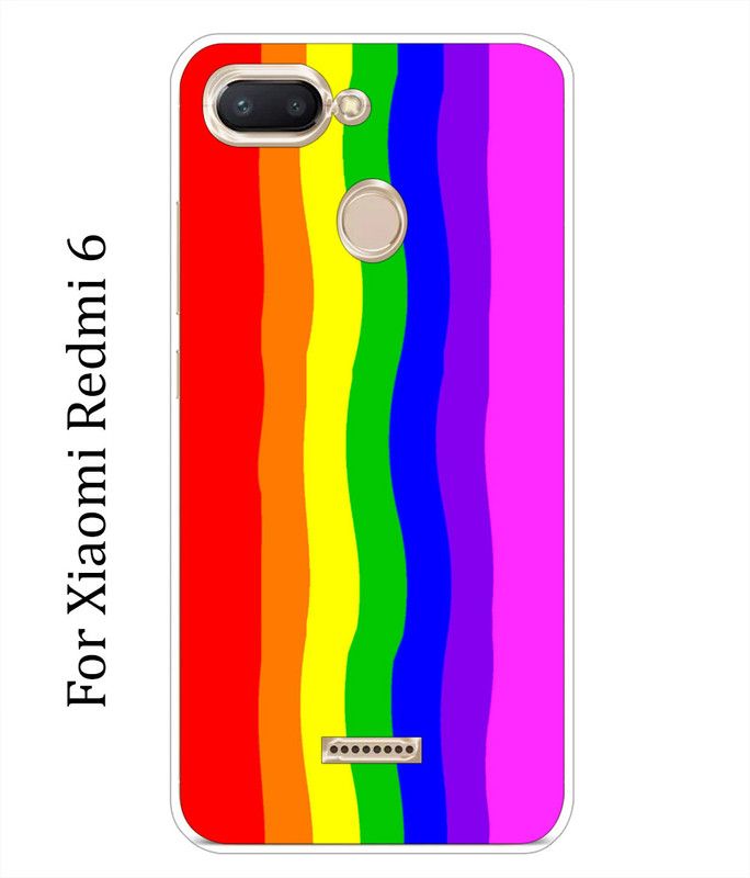 Ghumakkad Back Cover for Mi Redmi 6  (Multicolor, Grip Case, Silicon, Pack of: 1)