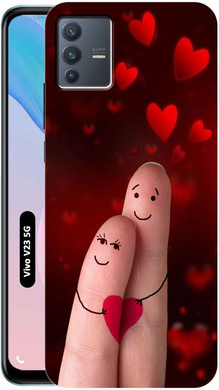 Dekhbuy Back Cover for Vivo V23 5G  (Multicolor, Dual Protection, Silicon, Pack of: 1)