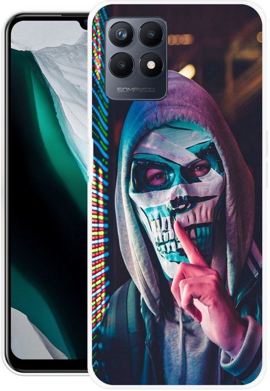 INDIALAND Back Cover for Realme Narzo 50  (Multicolor, Grip Case, Silicon, Pack of: 1)