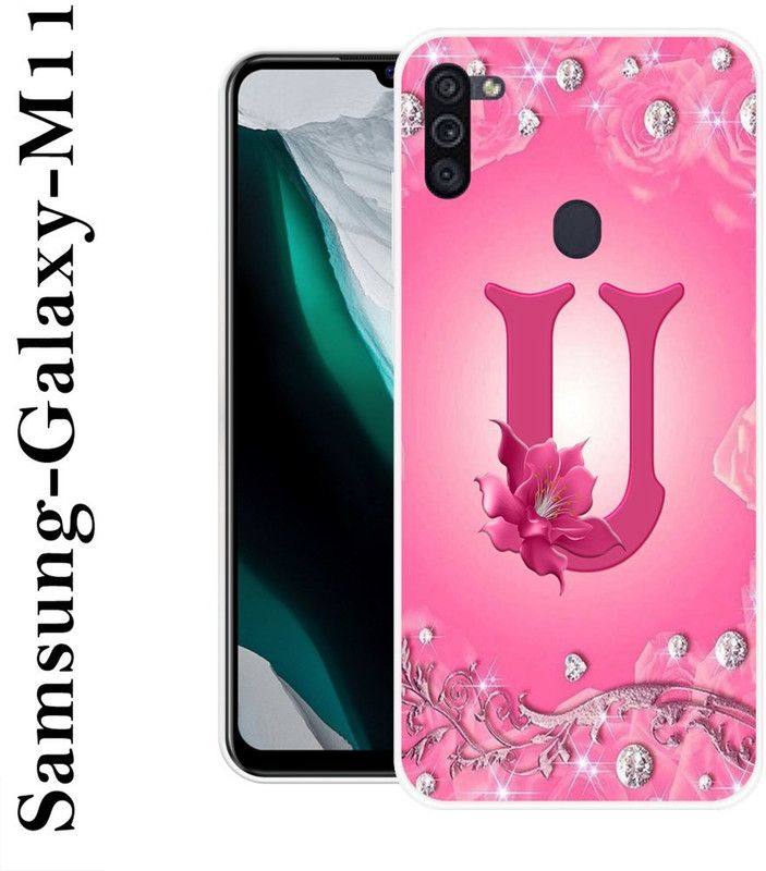 SHIVKUDI Back Cover for Samsung Galaxy M11  (Pink, Grip Case, Silicon)