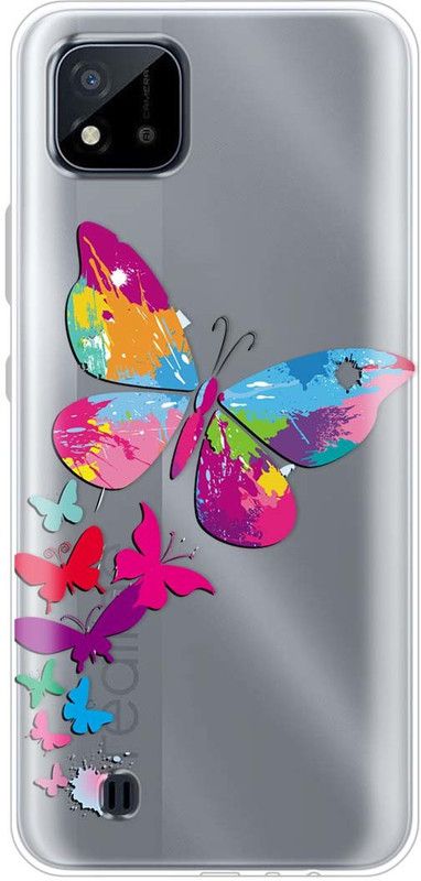 Cover Bazaar Back Cover for Realme C11 2021  (Multicolor, Grip Case, Silicon)