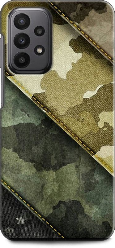 INDICRAFT Back Cover for SAMSUNG Galaxy A33 5G ARMY, TXTURE, UNIFORM, MILITARY, COMO, DRESS CODE  (Multicolor, Shock Proof, Pack of: 1)