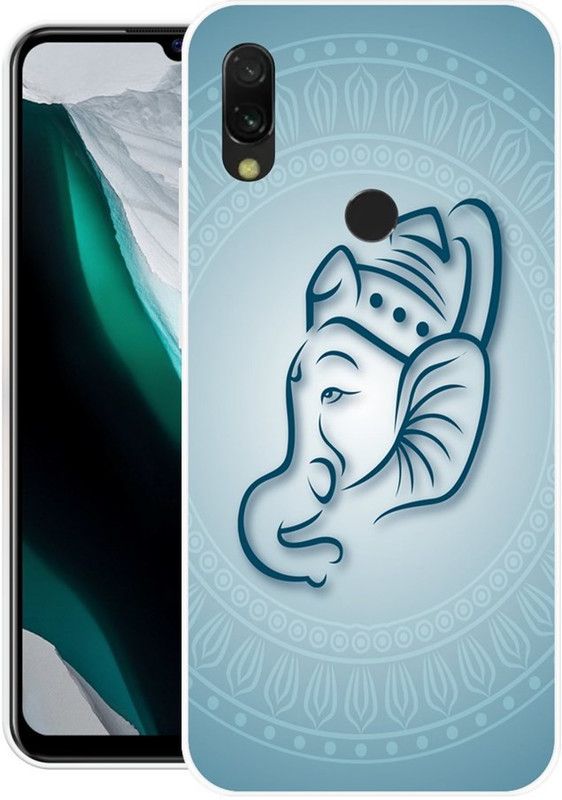 BAGRA Back Cover for Mi Redmi Y3  (Blue, Grip Case, Silicon)