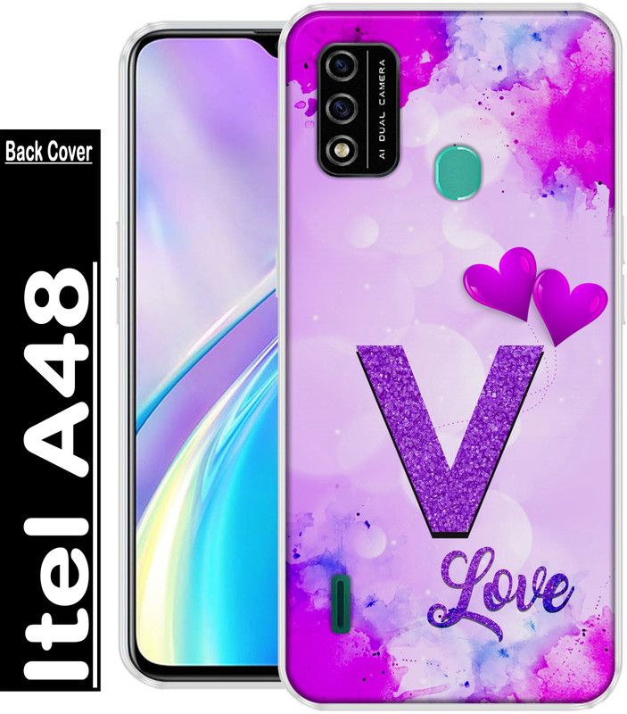INDIALAND Back Cover for Itel A48  (Multicolor, Grip Case, Silicon, Pack of: 1)