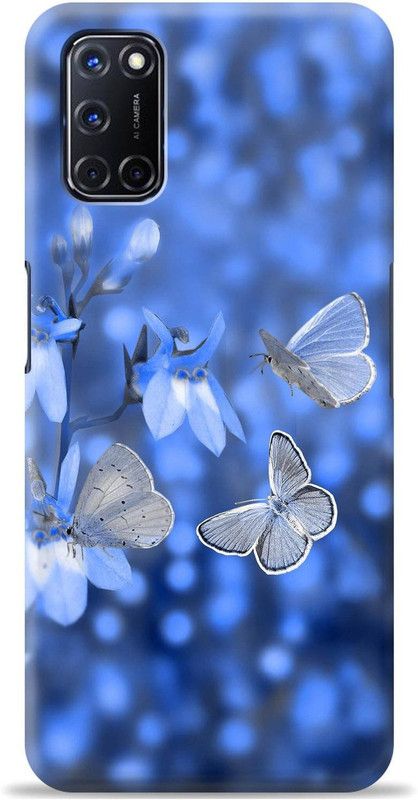 Loffar Back Cover for Oppo A52  (Purple, Shock Proof, Pack of: 1)