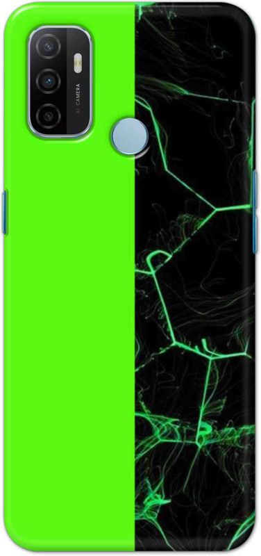 NDCOM Back Cover for OPPO A53 Neon Marble Printed  (Multicolor, Hard Case, Pack of: 1)