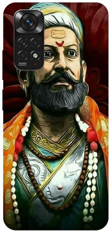 THE NARAYANA COLLECTIONS Back Cover for REDMI NOTE 11-RAJE,SHIVAJI,MAHARAJ,KING,MAHARANA,PARTAP  (Multicolor, Hard Case, Pack of: 1)