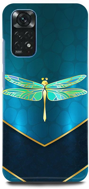 play fast Back Cover for Redmi Note 11S BLUE, BUTTERFLY, COLORFUL  (Green, Hard Case, Pack of: 1)