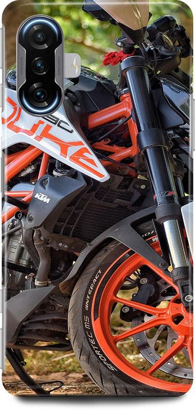 play fast Back Cover for POCO F3 GT KTM, BIKE, LOVER, RIDER, KTM, DUKE  (Multicolor, Hard Case, Pack of: 1)