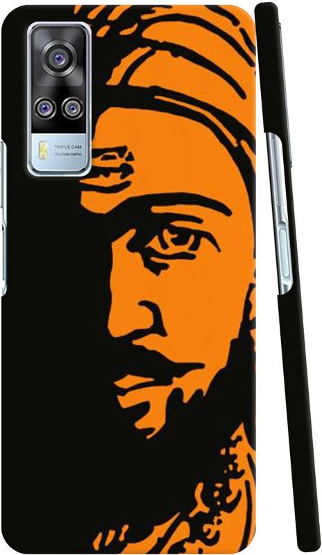 GIFT4EVER Back Cover for Vivo Y51A  (Red, Black, Pack of: 1)