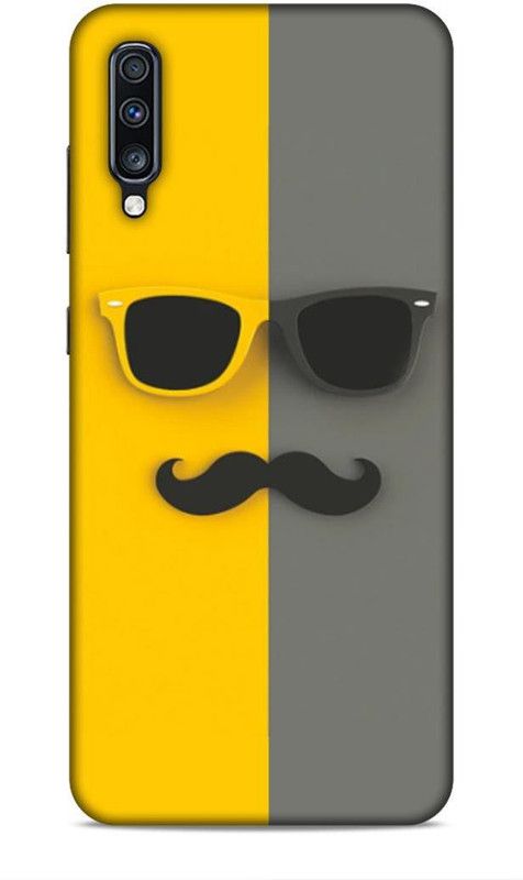 Coverland Back Cover for Samsung Galaxy A70  (Yellow, Grey, Pack of: 1)