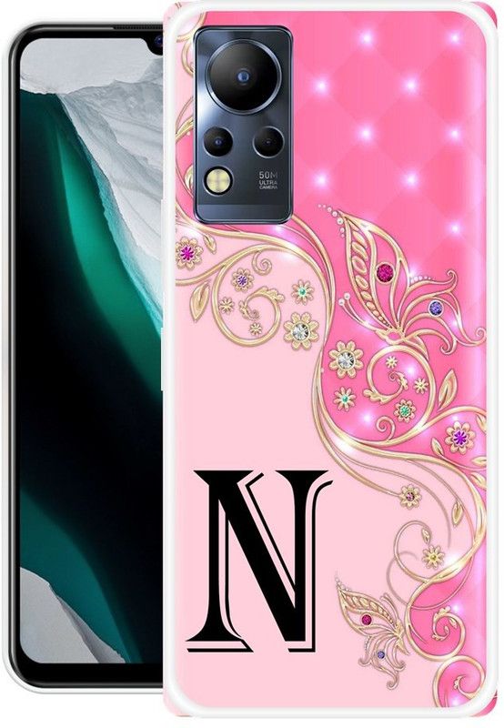 KUDI Back Cover for Infinix Note 12  (Pink, White, Silicon)