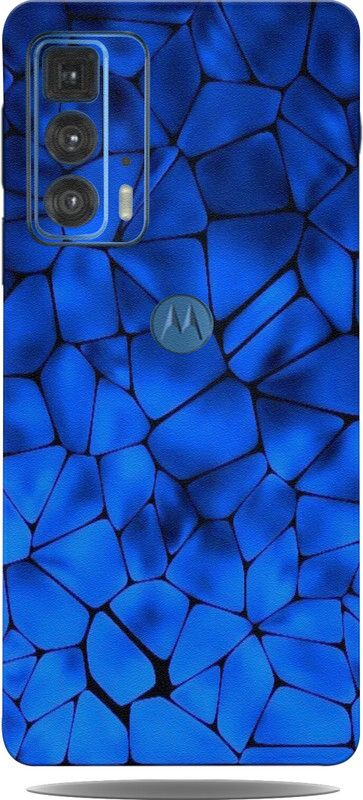 Mclaxa Blue Pebble Mobile Back Skin, Blue Pebble, MOTOROLA EDGE 20PRO Mobile Skin  (Blue Pebble Skin With Super Matte Finish)
