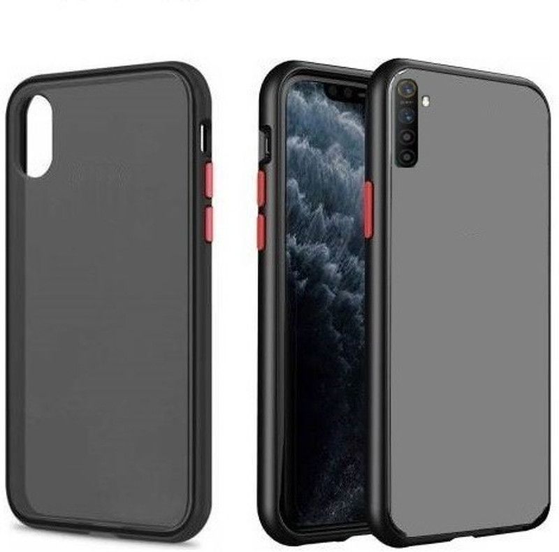 DHAN GTB Back Cover for Realme XT, Realme X2  (Grey, Grip Case, Pack of: 1)