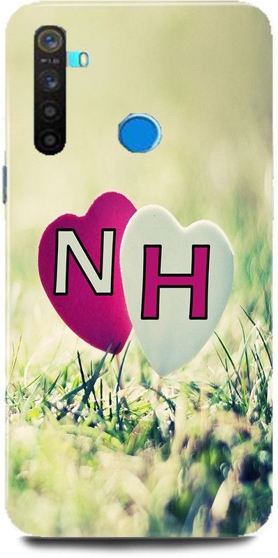 MP ARIES MOBILE COVER Back Cover for Realme 5i/RMX2030,N Loves H Name,N Name, H Letter, Alphabet,N Love H NAME  (Multicolor, Hard Case, Pack of: 1)