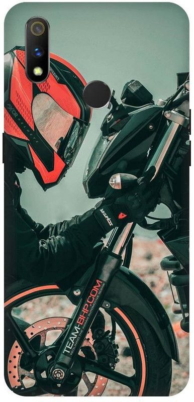 URCHIN Back Cover for Realme 3 Ns200, Biker, Bike, Automotive, bike lover  (Multicolor, Shock Proof, Pack of: 1)