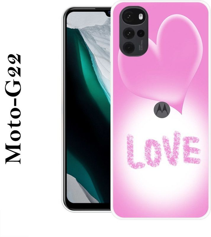 VITARO Back Cover for Motorola Moto G22  (Purple, White, Grip Case, Silicon)