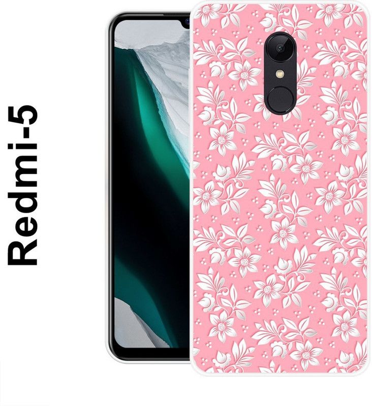 SUPERCASE Back Cover for Redmi 5  (Pink, Grip Case, Silicon)