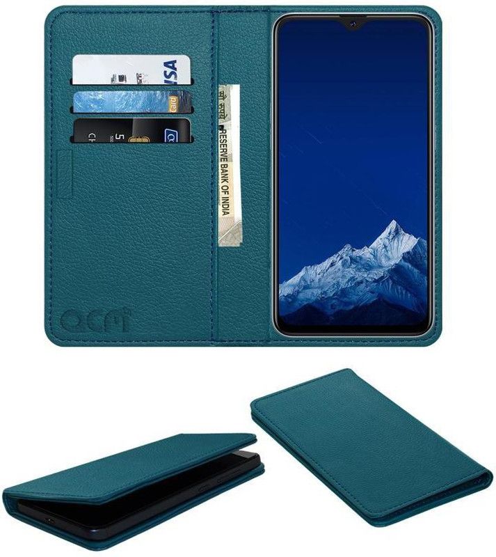 ACM Flip Cover for Oppo A11K  (Blue, Cases with Holder, Pack of: 1)