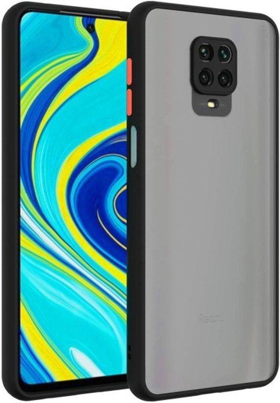 Sarju Back Cover for Mi Redmi Note 9 Pro Max, Matte Finish Smoke Cover  (Black, Hard Case, Pack of: 1)