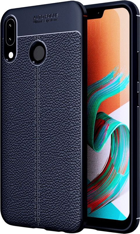 Golden Sand Back Cover for Asus Zenfone 5Z  (Blue, Shock Proof, Pack of: 1)
