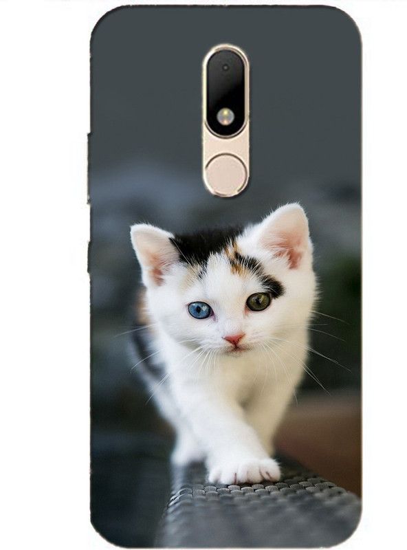 METOO Back Cover for Moto M, Cat Design Printed Back Cover Print : 84  (Multicolor, Dual Protection, Silicon, Pack of: 1)