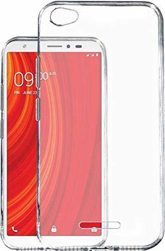 Allit Back Cover for Lava z61, ID187  (Transparent, Grip Case, Silicon, Pack of: 1)