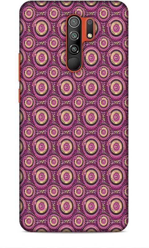 Keviv Back Cover for Poco M2, Mi Redmi 9 Prime, Poco M2 Reloaded  (Pink, Beige, 3D Case, Pack of: 1)
