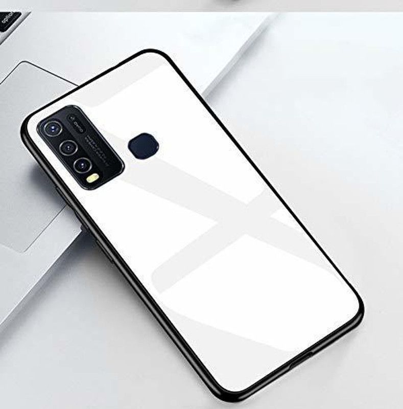 ONCRAVES Back Cover for vivo Y50  (White, Grip Case, Pack of: 1)
