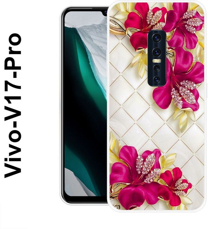 SHIVKUDI Back Cover for Vivo V17 Pro  (Multicolor, Grip Case, Silicon)