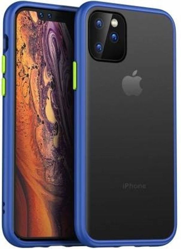 ISH COVER Back Cover for Apple Iphone 11 Pro  (Blue, Shock Proof, Pack of: 1)