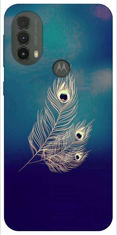 VITARO Back Cover for Motorola Moto E40  (Blue, Grip Case, Silicon, Pack of: 1)