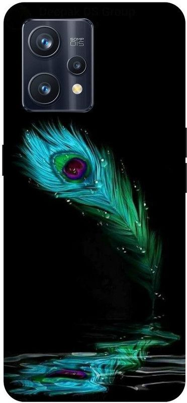 THE NARAYANA COLLECTIONS Back Cover for REALME 9 PRO PLUS- RMX3392-MOR,PANKH,KARSHNA,KRISHNA,BANSURI  (Multicolor, Hard Case, Pack of: 1)
