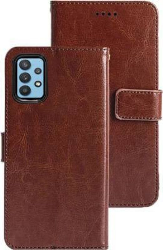 GROOZ Back Cover for Samsung Galaxy M32 5G  (Brown, Dual Protection, Pack of: 1)