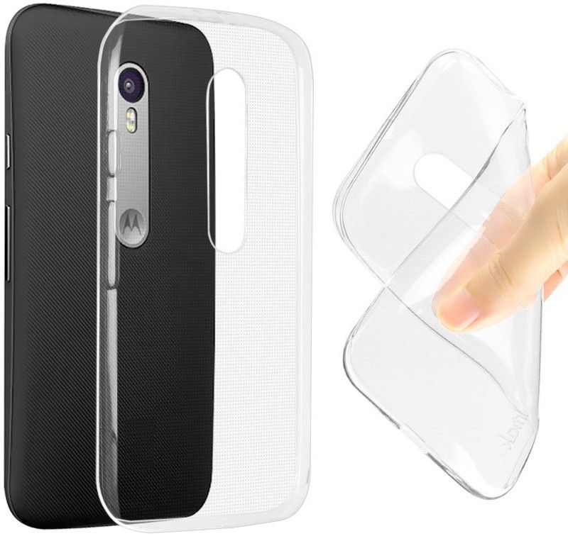 Bluecore Back Cover for Motorola Moto G (3rd Generation)  (Transparent)