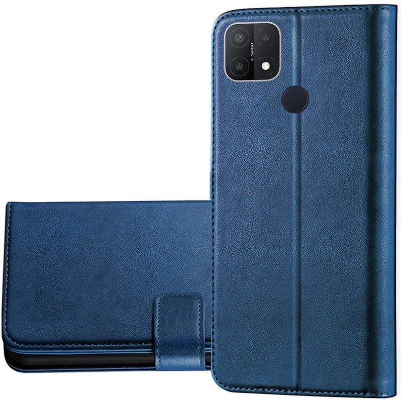 GROOZ Back Cover for Oppo A15, Oppo A15S  (Blue, Dual Protection, Pack of: 1)