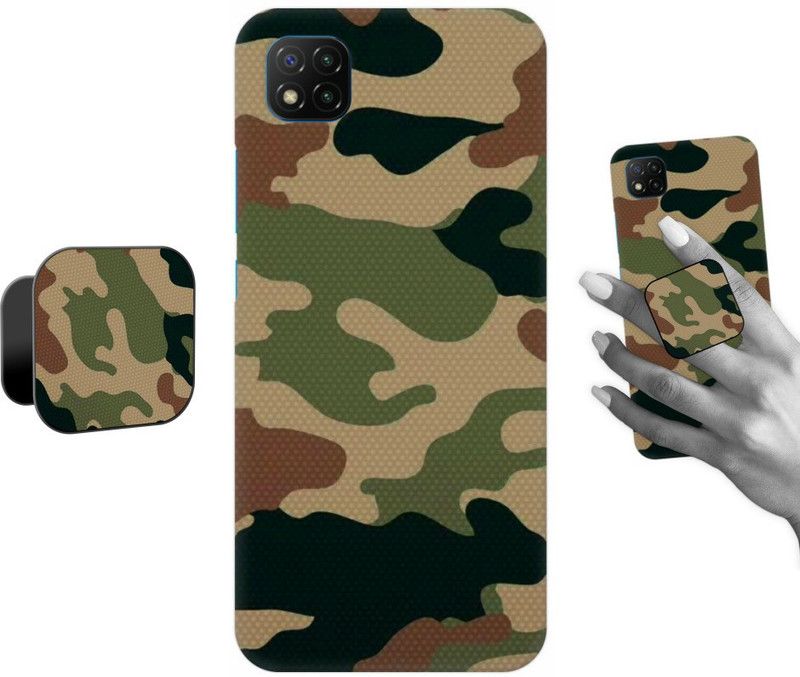 COBIERTAS Back Cover for Poco C3  (Multicolor, Cases with Holder)