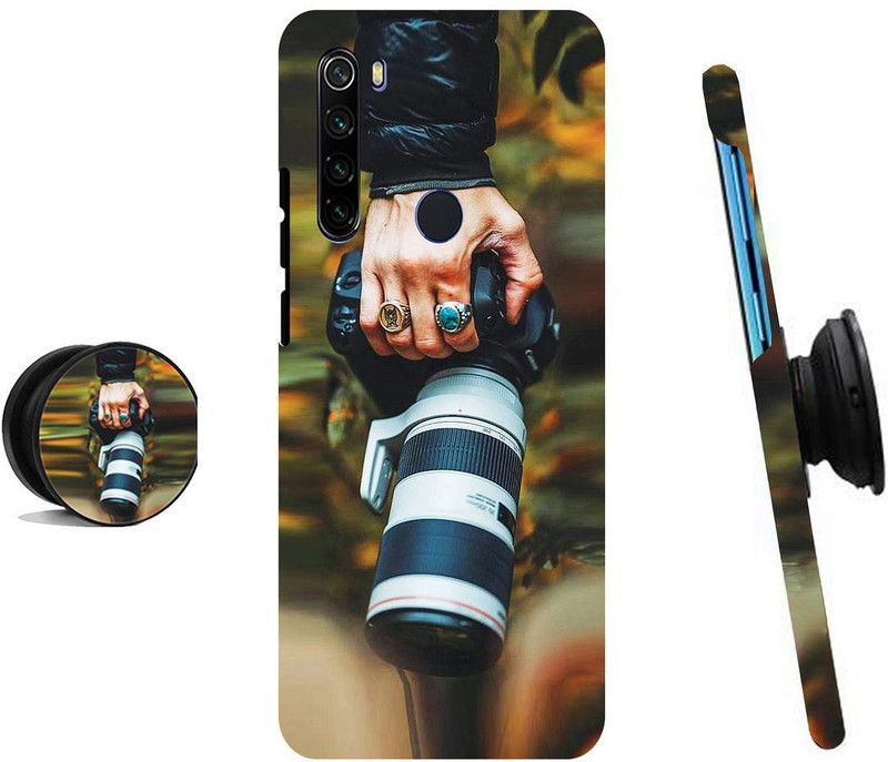 ZAPPY Back Cover for Mi Redmi Note 8  (Multicolor, Cases with Holder)