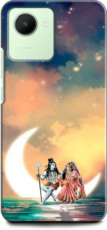 WallCraft Back Cover for Realme C30s, RMX3690 SHIVJI, PARVATI JI, LORD, MAHADEV, BHOLENATH, GOD  (Multicolor, Dual Protection, Pack of: 1)