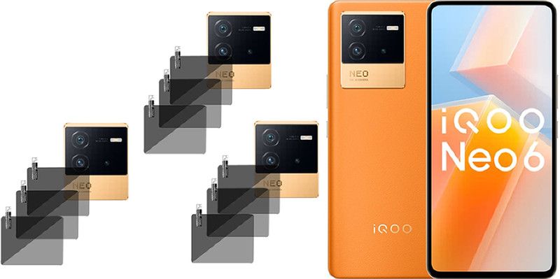 TXGO Back Camera Lens Glass Protector for iQOO Neo 6 5G Camera Lens Protector  (Pack of: 3)